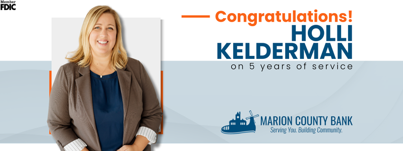 Celebrating 5 Years of Service: Holli Kelderman