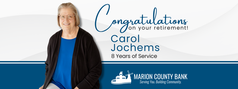 Wishing Carol Jochems A Happy Retirement