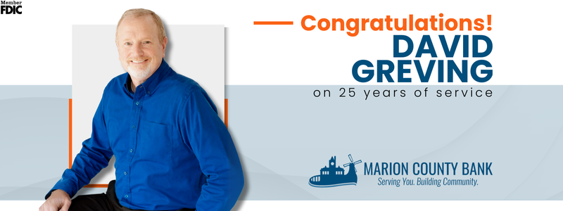 Celebrating 25 Years of Service: David Greving!