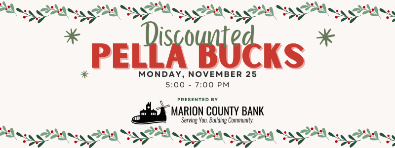 Discounted Pella Bucks Returns for 14th Year!