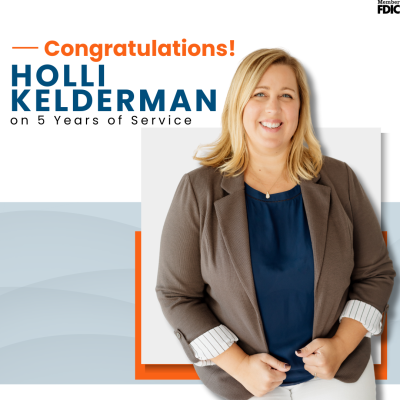 Celebrating 5 Years of Service: Holli Kelderman