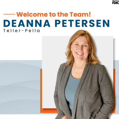 Welcome to the Team, Deanna Petersen!