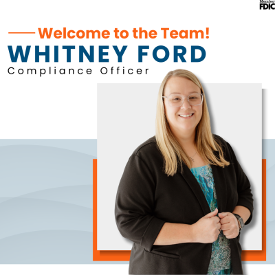 Welcome to the Team, Whitney Ford!