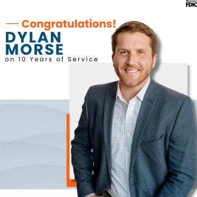 Celebrating 10 Years of Service: Dylan Morse!